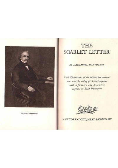 The Scarlet Letter -by Nathaniel Hawthorne 1948 1.baskı Great Illustrated Classics