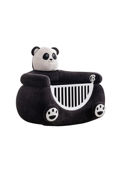 Beşik Panda Peluş Kumaşlı Hayvan Figürlü Beşik Renkli