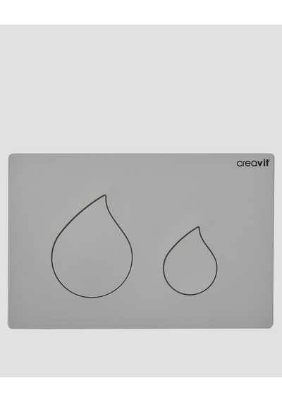 Creavit Bloom Mat Cool Grey Boyalı Kumanda Panel Gri