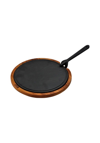 Lava Sıcak Servis Plaka Yuvarlak Ahşap Stand 26 Cm Diğer