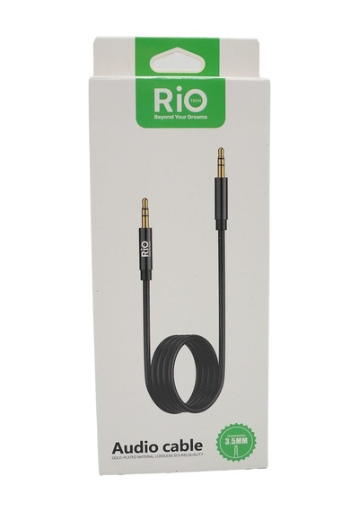 Rio Tech 3.5mm Audio Kablosu Siyah