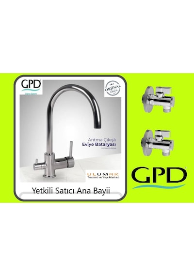 Gpd Mar70 Eviye Bataryası Arıtma Çıkışlı Armatür Ve Filitreli Ara