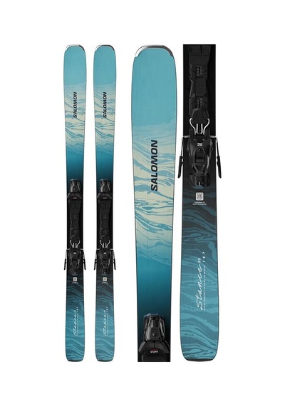 Salomon Stance 80 Kadın Kayak + Bağlaması-l47825800 Turkuaz