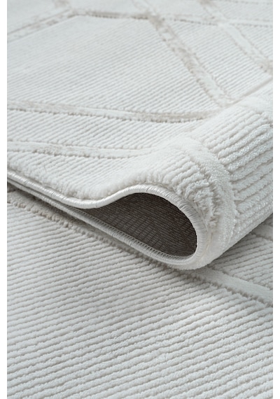 Mariesse Home Bambu Dokulu Modern Sık Dokuma Koridor Kesme Yolluk Dokuma Makine Halısı Y00595a Bej