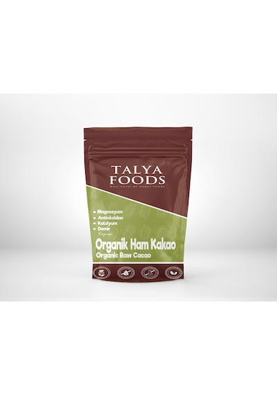 Talya Foods Gdo Pestisit Analizli Organik Ham Kakao 100 G