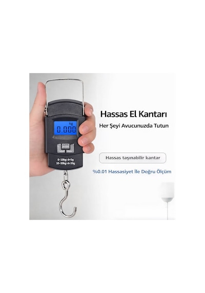 50kg Hassas Dijital El Kantarı: Her Yükü Hafifleten Akıllı Terazi