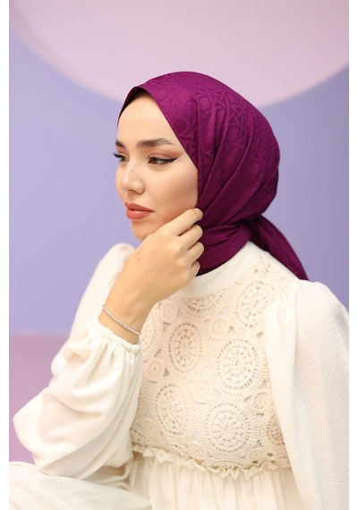 Silk Home Deluxe Şal - Mürdüm - Mürdüm