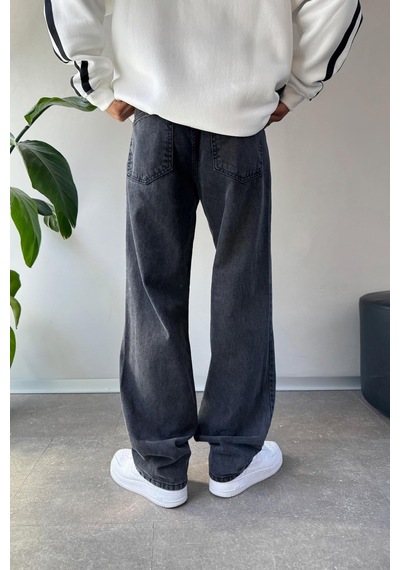 Flaw Basic Antrasit Baggy Jean-16674 Antrasit