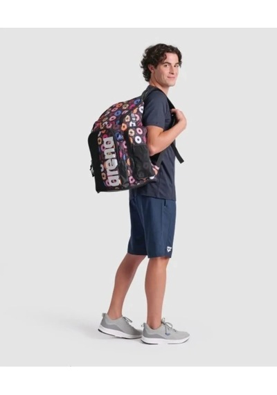 Arena Spıky Iıı Backpack 45 Allover / Donuts Spor Sırt Çantası Çok Renkli