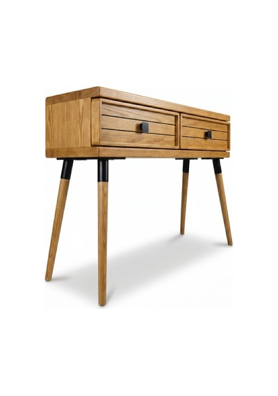 Mobenta Stria Entry: Modern Masif Dresuar 2 Çekmeceli Antre Konsolu - 120x31.5 Tk Ahşap