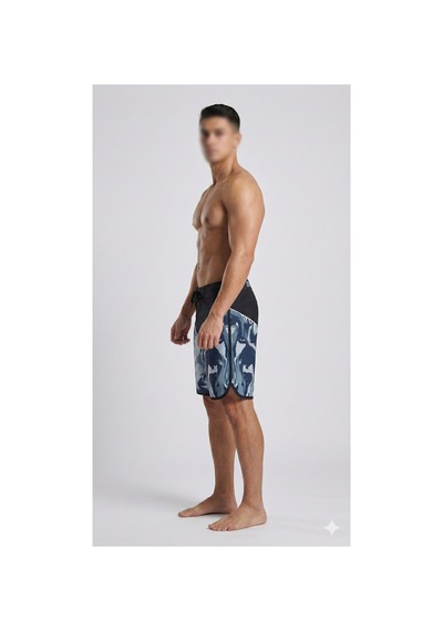Pose I Down Tidal Flow Boardshort Erkek Fizik Ve Deniz Şortu Siyah