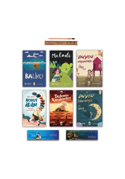 Timaş Çocuk Balino - Melodi - Nohut Adam - Dedemin Kurabiyeleri - Duygu Günlüğüm Mira Set 6 Kitap