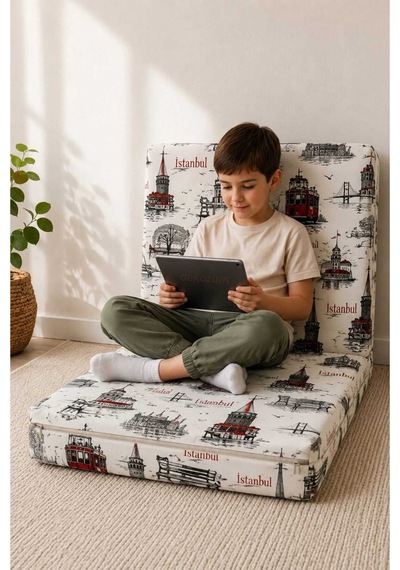 Konforix Deluxe Süngerli Katlanır Yatak, Yer Yatağı, Misafir Yatağı, Kamp Yatağı, Sünger Yatak,180x70x6 Cm İstanbul Desen Konforix Deluxe Süngerli Katlanır Yatak, Yer Yatağı, Misafir Yatağı, Kamp Yatağı, Sünger Yatak,180x70x6 Cm İstanbul Desen
