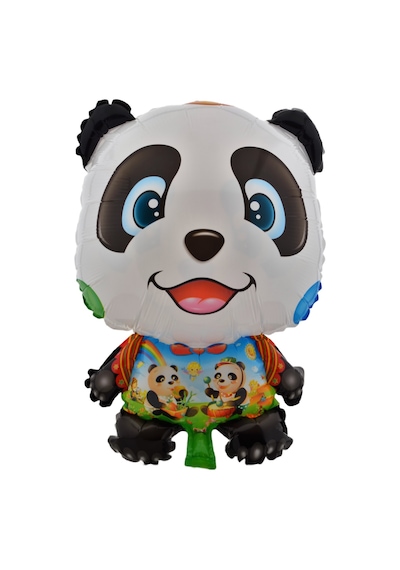 Neşeli Panda Büyük Boy 41cmx54cm Folyo Balon (Helyum) No:19