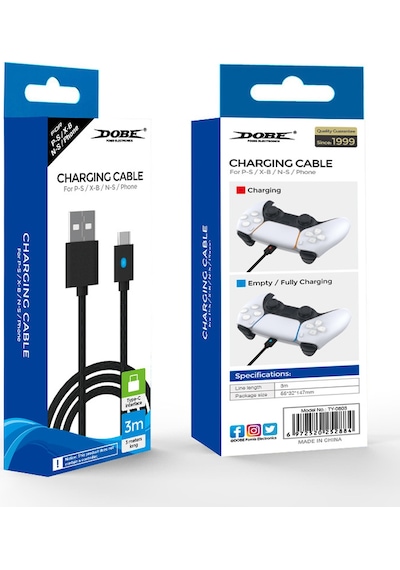 Dobe Ps5 Usb Şarj Kablosu