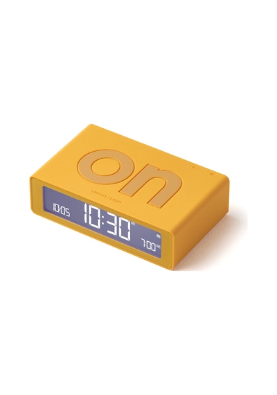 Lexon Flip Mini Şarj Edilebilir Alarm Saat Sarı