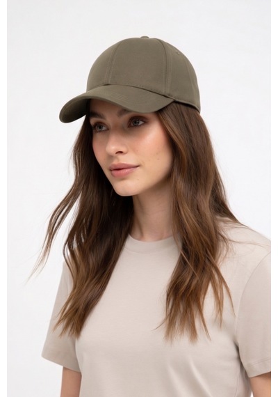 Mollycrush Luxury Unisex Yeşil Pamuklu Beyzbol Şapkası Premium Casual Outdoor Model Koyu Yeşil