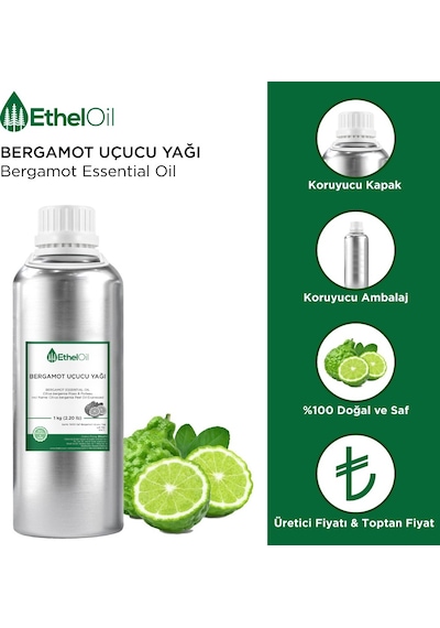 Etheloil Bergamot Uçucu Yağı 1 KG