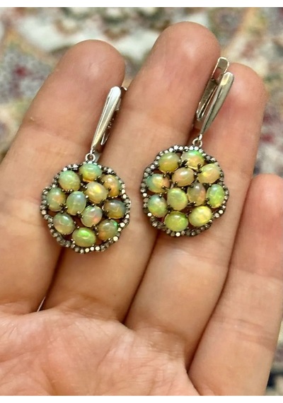 Opal Elmas Küpe 052