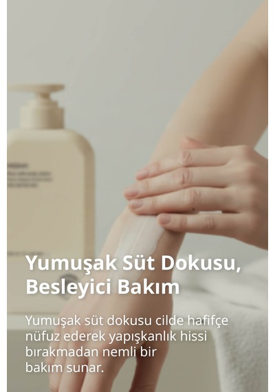 Midha Rice Milk Nemlendirici Hafif Yapılı Pirinç Sütü Özlü Vücut Losyonu 500 ML