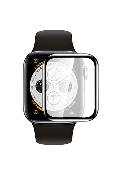 Watch 40mm Mkst Mat Eko Pmma Pet Saat Ekran Koruyucu - Siyah
