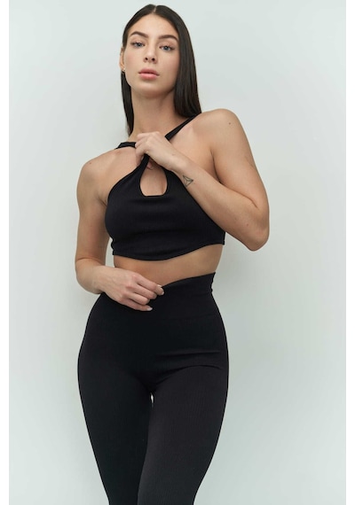 Mai Collection Mai Studios Co. Niko Fitilli Siyah Crop