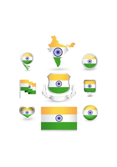 Hindistan Sticker Set