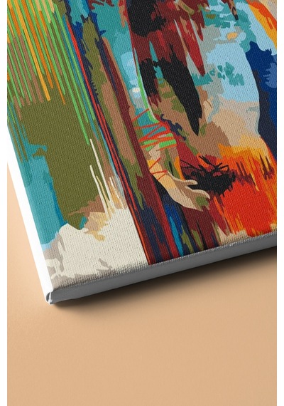 Webstyle Sayılarla Boyama Seti Kasnaklı Ayrılık 60 X 75 Cm