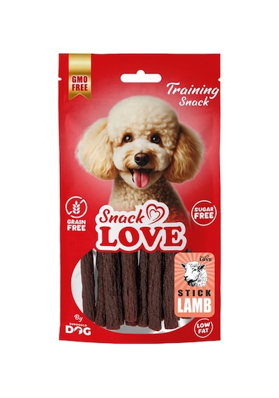 Snack - 145 - Love Köpek Ödülü Çubuk Kuzu Etli Lamb Stick 11 Cm Çap 1 Cm - Spt-gld - 70 Gr