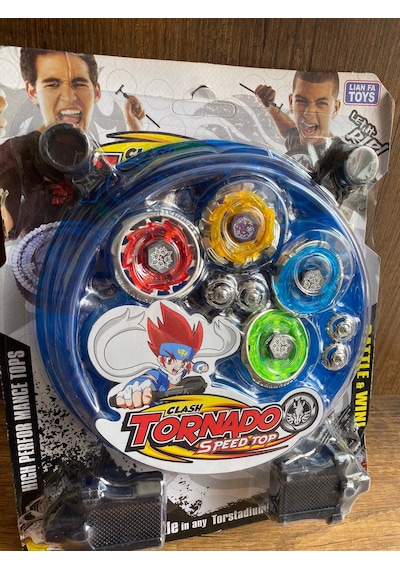 Tornado 4lü Beyblade Set Tornado 4lü Sahalı Beyblade Set Oyuncak