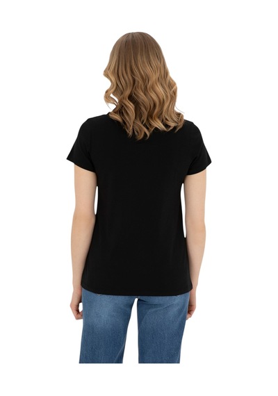 U.S. Polo Assn. Kadın Basic Tişört 1804839 SIYAH