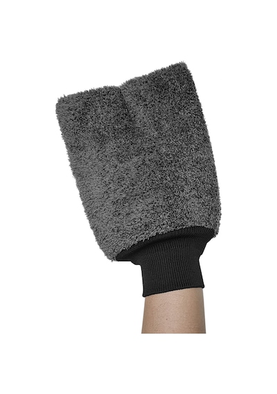 Smart Tech Premium Mikrofiber Yıkama Eldiveni Gri