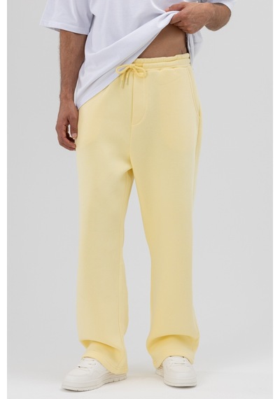 Vamos Basic Baggy Eşofman Alt Sarı