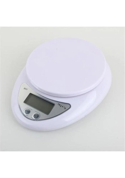 Hazneli Lcd Ekran Hassas Ölçüm Sensörlü 5 Kg Kapasite Dijital Mutfak Terazisi Tartısı Diğer