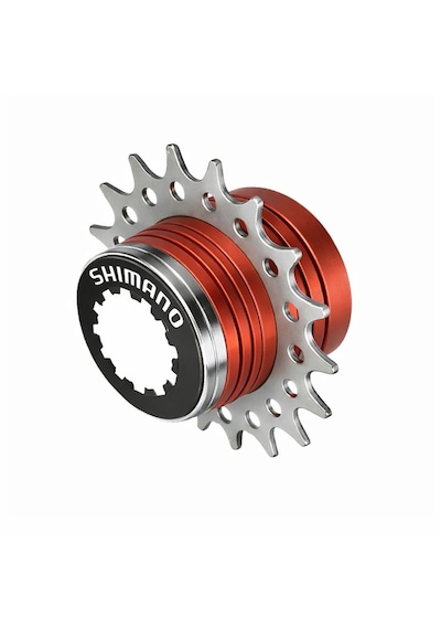 Shımano Sıngle Speed Tek Dişli Kit 17t Kırmızı