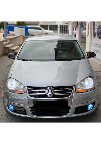 ŞüsCarOto Vw Jetta MK5 2005-2010 Batman Yarasa Ayna Kapağı Piano Black ABS (00)