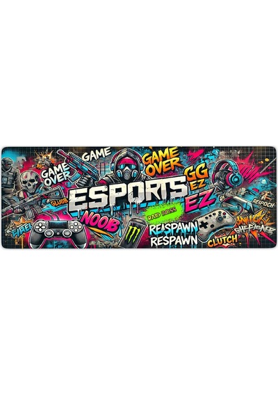 Gaming Oyuncu Xl Mouse Pad Kaydırmaz Dikişli 80 30 Cm Mousepad 25