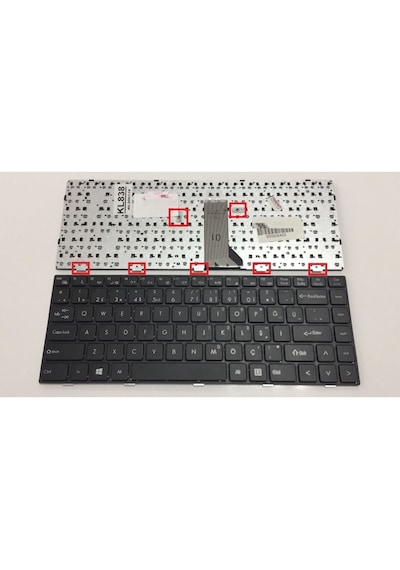 Grundig V136346As3 Uyumlu Notebook Klavyesi (Siyah Tr) - 557435121