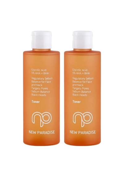 Gözenek Sıkılaştırıcı Siyah Nokta Karşıtı Sebum Dengeleyici Akne Karşıtı Tonik 200 Ml 2 Paketi