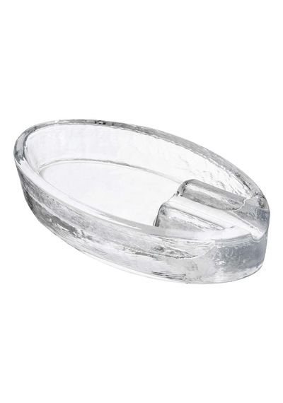 El Yapımı Ağır Cam Puro Küllük Oval