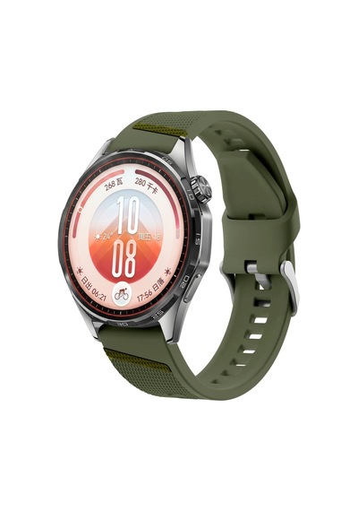 Huawei Watch Gt 7/6/5/4/3/2 Pro 46mm Ultimate Se Elite Kordon Tokalı Ekose Silikon Official Çift Şeritli