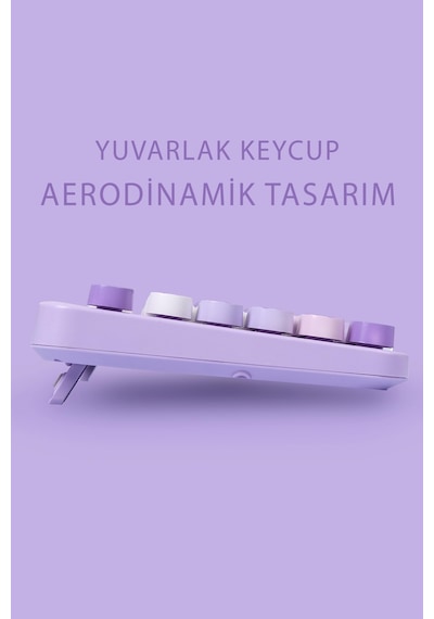 Twotech SMK-640M Renkli Tuşlu Kablosuz Türkçe Q Klavye Mouse Set