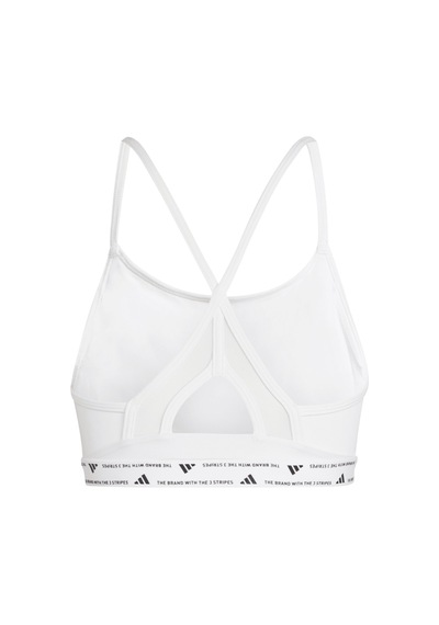 Adidas Aeroreact Training 3-stripes Sporcu Sütyeni Jg1403 Beyaz