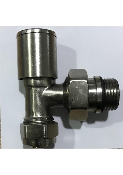 Radyatör Havlupan Vanası Mat Krom 16x2 Pex