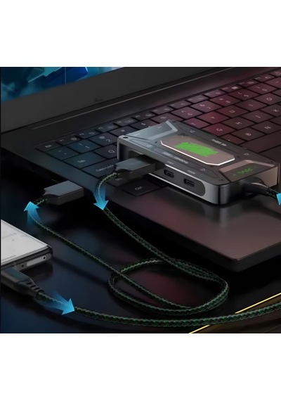 Piva Ds7 Pro Docking Station 7in1 Dönüştürücü