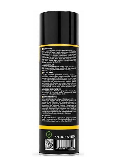 Kraftvoll Silikon Sprey 400 Ml - Trim Sesleri Keser