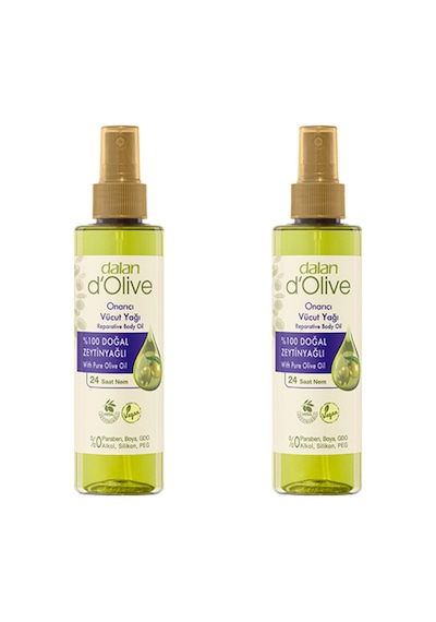 D'olive %100 Zeytinyağlı Onarıcı Vücut Yağı 200 Ml X 2 Adet