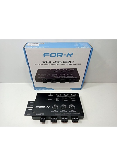 6 Kanal Deck Çevirici For-x Xhl-66pro 6 Kanal Amfi Dönüştürücü