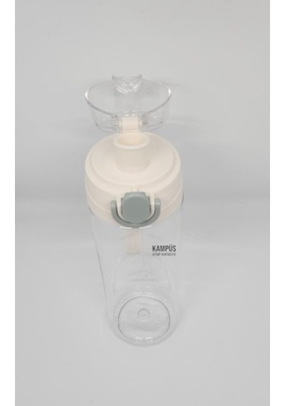 Kilitli Trıtan Matara 600 Ml Beyaz