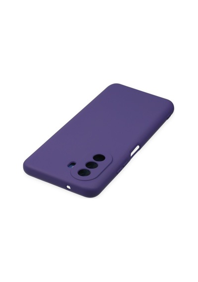 Huawei Nova Y70 Uyumlu Kılıf Nano İçi Kadife Silikon - Mor